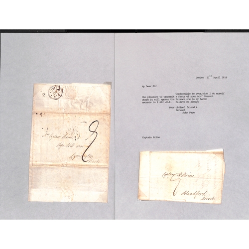 408 - 1814-29 Letters including 1816 letter from Cape Town to Scotland 
