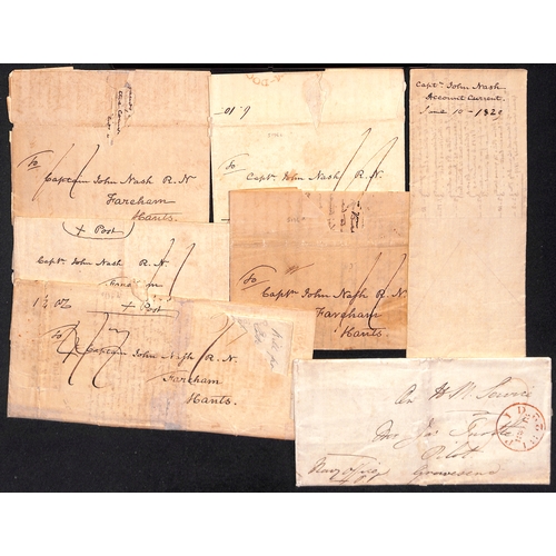 408 - 1814-29 Letters including 1816 letter from Cape Town to Scotland 