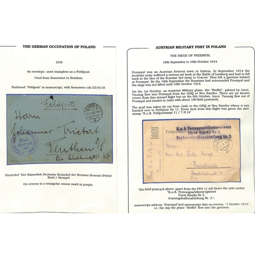 1780-1950 Postal history and stamps, the display collection on 200 ...