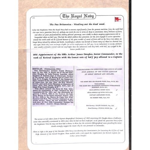 418 - 1851-1900 Covers, cards, letters and ephemera including official Admiralty envelopes to H.M.S 