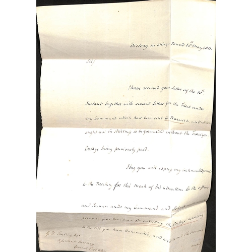 386 - Admiral Lord Saumarez.  1811 (May 15) Letter from 