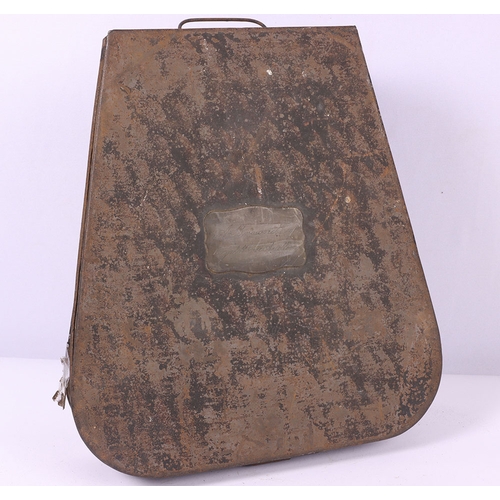 11A - Victorian Royal Horse Artillery Officers Sabretache in Named Tin with Accoutrements, fine example wi... 