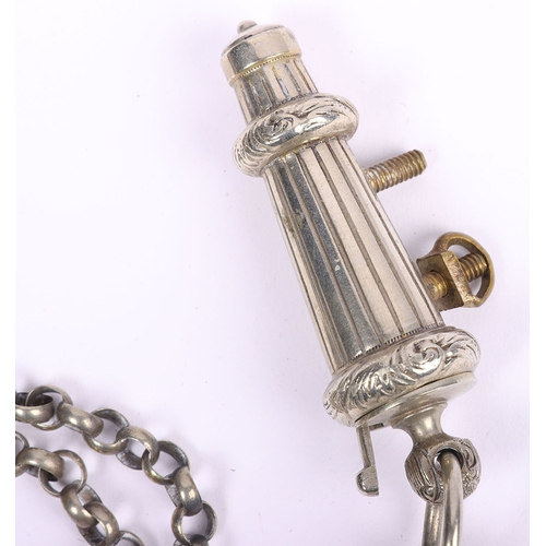 23 - Scottish Rifles / Light Infantry Regiment Officers Cross Belt Fittings, fine white metal cross belt ... 