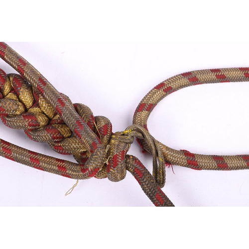 37 - British Army Officers Full Dress Aiguilettes, fine set of bullion knotted cord with crimson fleck an... 