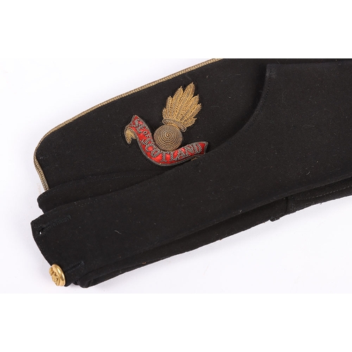 71A - Scarce South East of Scotland Artillery Territorial Officers Field Service Cap, fine example of a da... 