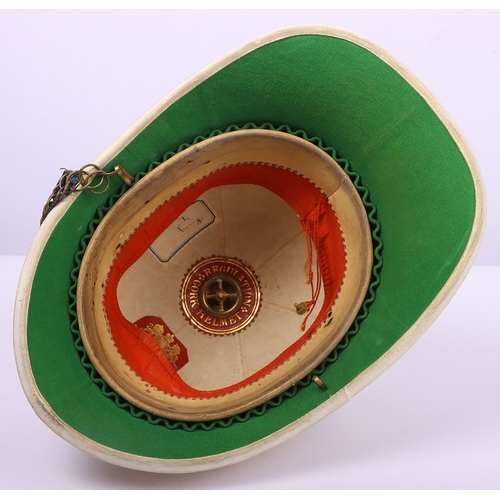 99 - Attributed Argyll & Sutherland Highlanders Post 1881 Officers Foreign Service Helmet, superb exa... 