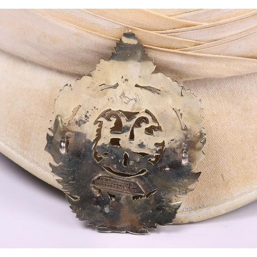99 - Attributed Argyll & Sutherland Highlanders Post 1881 Officers Foreign Service Helmet, superb exa... 