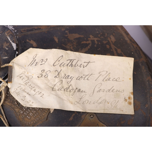 99 - Attributed Argyll & Sutherland Highlanders Post 1881 Officers Foreign Service Helmet, superb exa... 