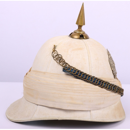 99 - Attributed Argyll & Sutherland Highlanders Post 1881 Officers Foreign Service Helmet, superb exa... 