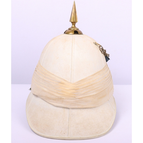 99 - Attributed Argyll & Sutherland Highlanders Post 1881 Officers Foreign Service Helmet, superb exa... 