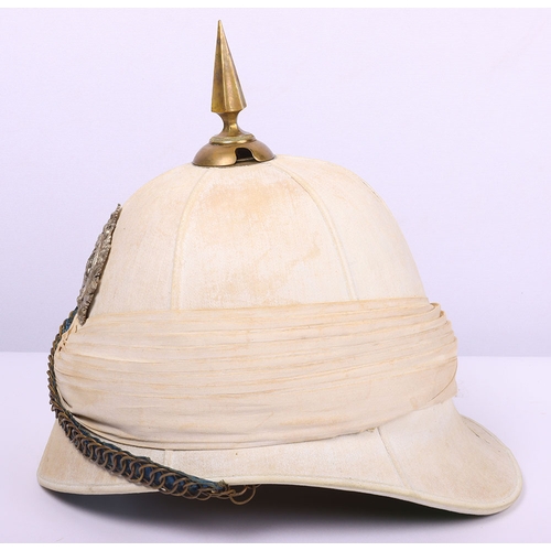 99 - Attributed Argyll & Sutherland Highlanders Post 1881 Officers Foreign Service Helmet, superb exa... 