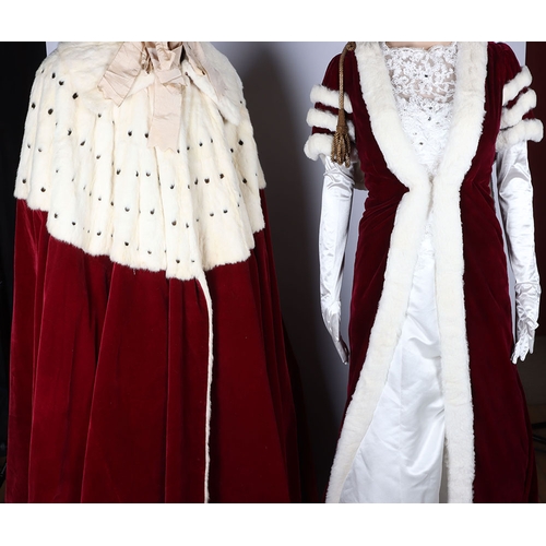 The Coronation Robes of Lord and Lady Airlie, outstanding and extremely ...
