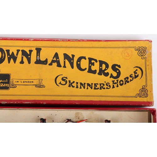 151 - Britains boxed set 271, 1st Duke of York’s Own Lancers (Skinner’s Horse), circa 1930, four mounted c... 