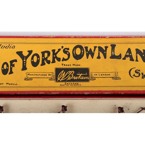 151 - Britains boxed set 271, 1st Duke of York’s Own Lancers (Skinner’s Horse), circa 1930, four mounted c... 