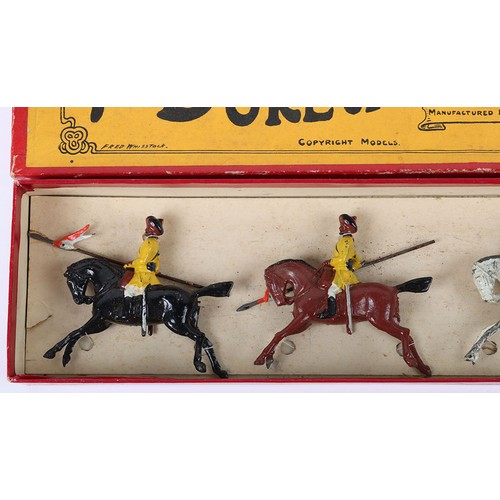 151 - Britains boxed set 271, 1st Duke of York’s Own Lancers (Skinner’s Horse), circa 1930, four mounted c... 