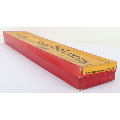 151 - Britains boxed set 271, 1st Duke of York’s Own Lancers (Skinner’s Horse), circa 1930, four mounted c... 