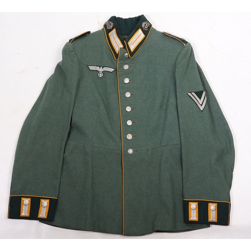 WW2 German Cavalry Other Ranks Parade Tunic, fine example of a field ...