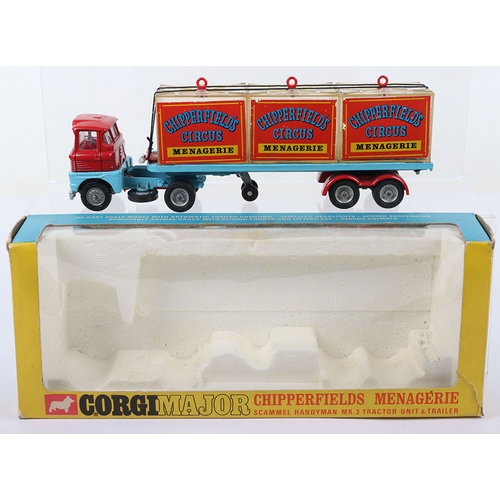 Miniature Corgi Toys 1/43 – Grue Scammel Du Cirque Chipperfields