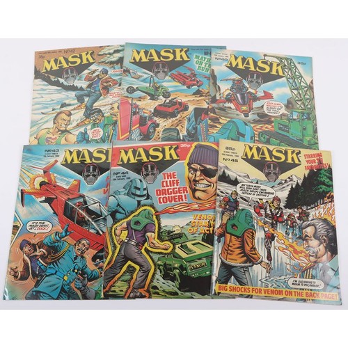 Complete set of Vintage M.a.s.k. Mask Kenner Toys Weekly Comics ...