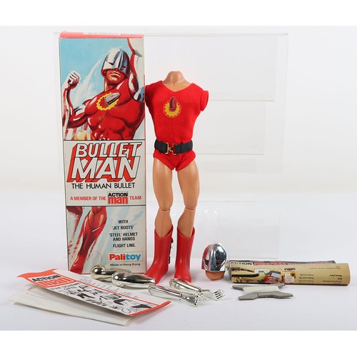 Vintage Action Man Bullet Man The Human Bullet Palitoy Boxed Doll ...