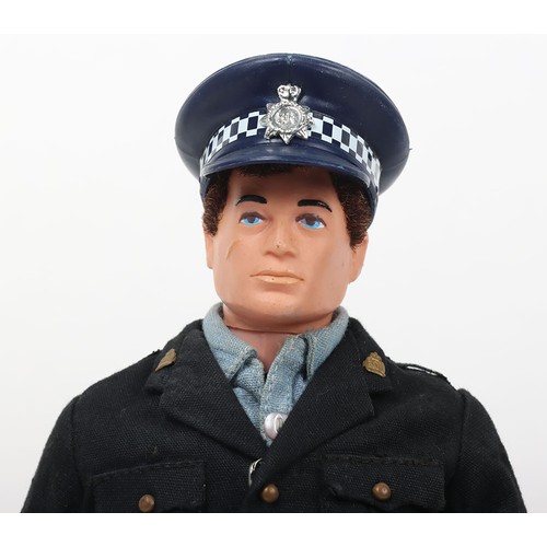 Three Policeman Action figures, 1. Palitoy Action Man Policeman, jacket ...