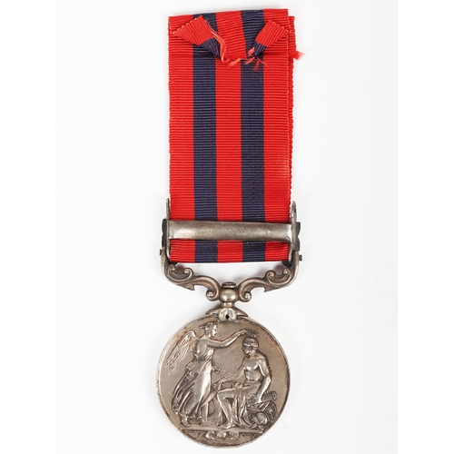 59 - India General Service Medal to the 1854-95 30th Native Infantry for service in Burma, silver, with c... 
