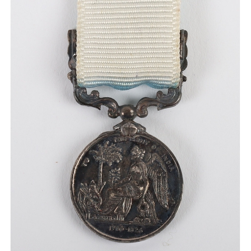 47 - Miniature Medal &ndash; Nice Period Army of India Medal with the Bhurtpoor Clasp, unnamed as issued.