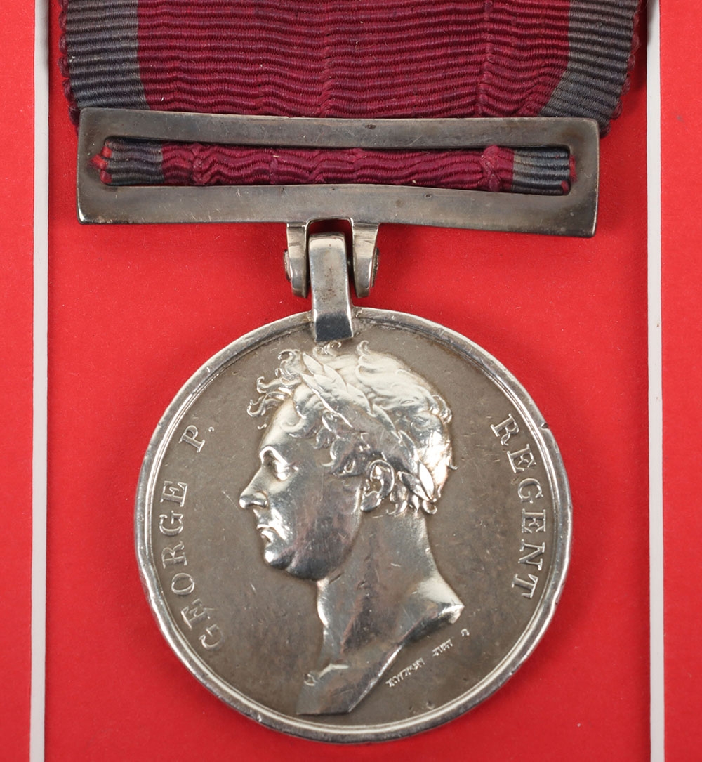 Waterloo Medal 1815, 95th Regiment, The Rifles, medal awarded to ...