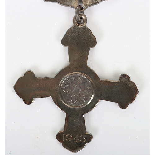 WW2 George VI Distinguished Flying Cross 1943, GVIR 1st type, reverse ...