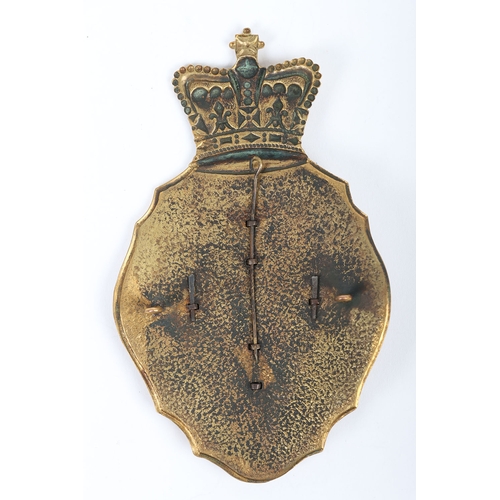 Coldstream Guards Waterloo Pattern Shako Plate, being a 20th century ...