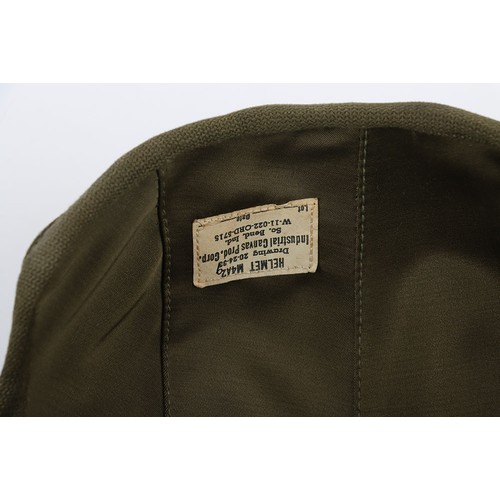 846 - WW2 USAAF M4-A2 Flak Helmet. Very good clean example of the USAAF M4A2 flak helmet as used by aircre... 