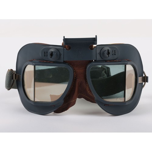 856 - WW2 RAF Mk.VII Flying Goggles. A very good pair of original RAF Mk.VII flying goggles. Good frames w... 