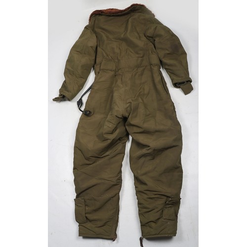 857 - US Navy Electrically Heated Colinex Flying Suit. A good example of the US Navy post war period heate... 