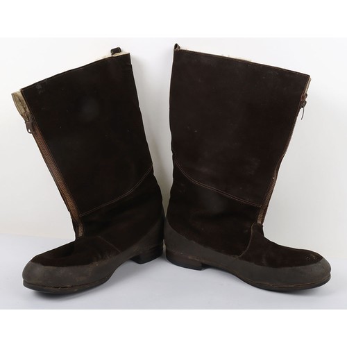 858 - WW2 RAF 41 Pattern Flying Boots. A very nice pair of RAF 41 pattern flying boots in an above average... 
