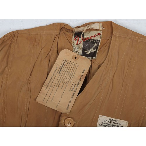859 - WW2 RCAF, Deacon Flying Suit Electrically Heated Undersuit. A very good example of the Royal Canadia... 