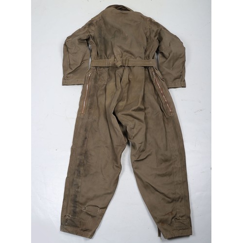 865 - WW2 RAF 41 Pattern Sidcot Flying Suit. A fair example of the RAF 41 pattern sidcot suit as used by R... 