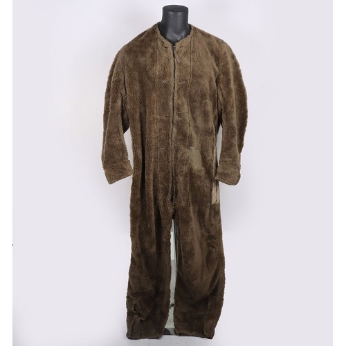 866 - WW2 RAF 30 Pattern Sidcot 'Teddy Bear' Liner, Rare & Attributed. A fair example of the RAF 30 pa... 