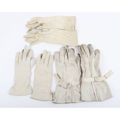 867 - Three Pairs of RAF Flying Gloves, Cold War Period. Two pairs of leather flying/aircrew gloves and on... 