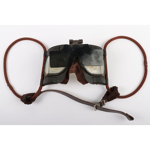 876 - WW2 RAF Mk.IVB Flying Goggles in Original Box of Issue. A good pair of unissued Mk.IVB RAF flying go... 