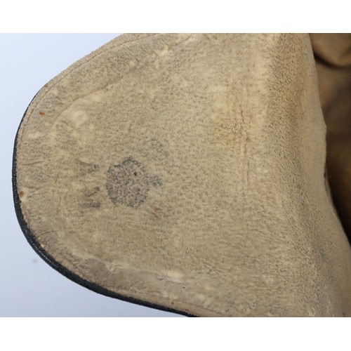 880 - WW2 RAF 'Lewis Leathers' Flying Helmet, 'AM' and 1940 stamped. A good unusual example of a Lewis lea... 