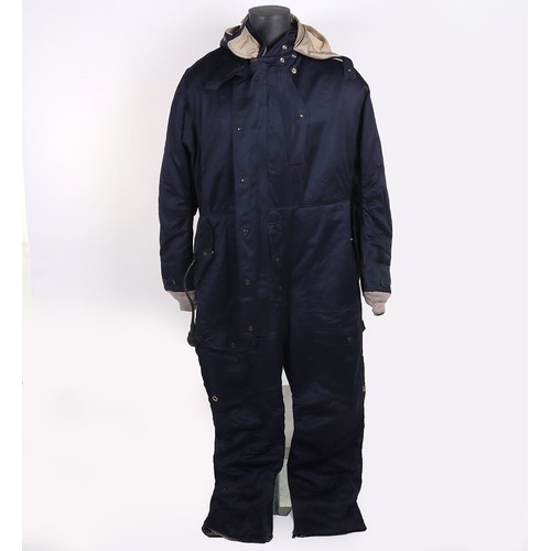 887 - Cold War Period Royal Navy Aircrew Electrical Heated Suit, Unissued. A very nice clean unissued exam... 