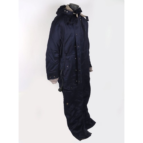 887 - Cold War Period Royal Navy Aircrew Electrical Heated Suit, Unissued. A very nice clean unissued exam... 
