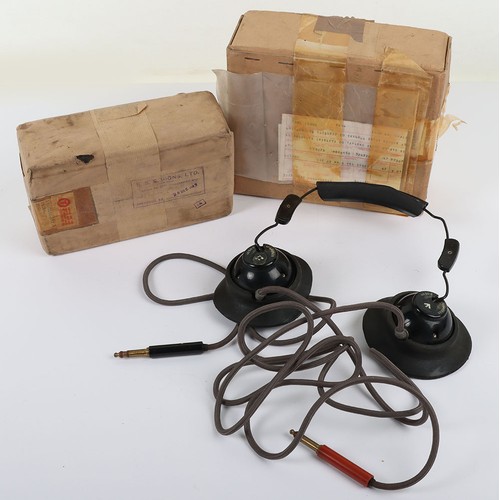902 - WW2 RAF k Type Dinghy Hood, in Original Box of Issue, & 1970s RAF headset. Unissued. An original... 