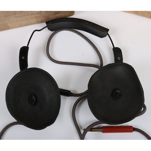 902 - WW2 RAF k Type Dinghy Hood, in Original Box of Issue, & 1970s RAF headset. Unissued. An original... 