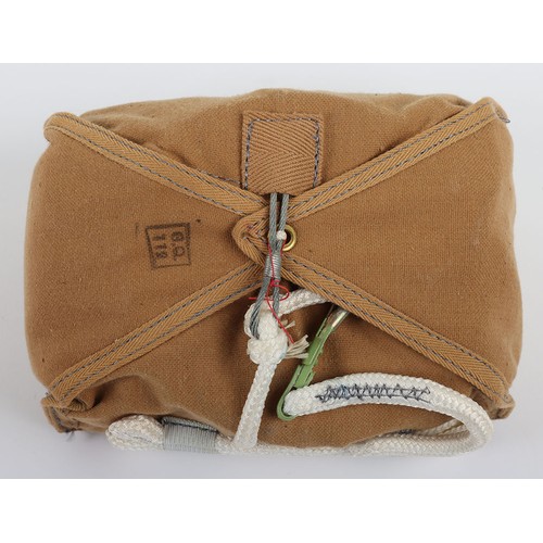 903 - Mint Unissued GQ Pack Parachute, housed in the original storage box and with the plastic bag with ti... 