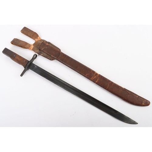 1351 - Scarce WW2 Japanese Type 30 Arisaka Bayonet by Toyada Automatic Loom Works, Tokyo, fine example of t... 