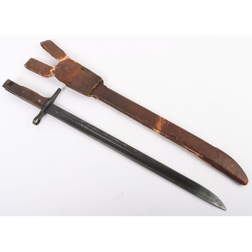 1351 - Scarce WW2 Japanese Type 30 Arisaka Bayonet by Toyada Automatic Loom Works, Tokyo, fine example of t... 