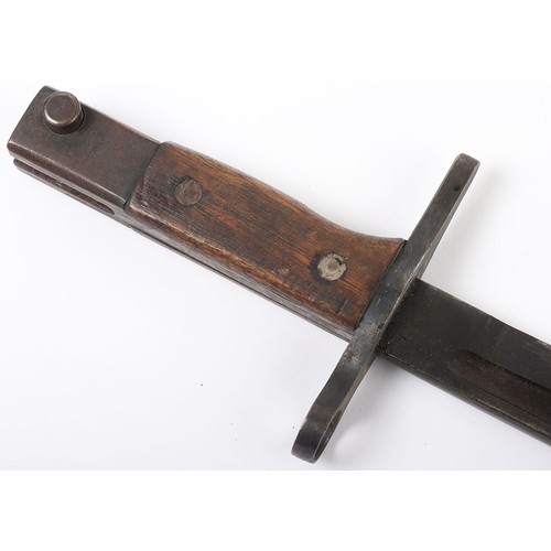 1351 - Scarce WW2 Japanese Type 30 Arisaka Bayonet by Toyada Automatic Loom Works, Tokyo, fine example of t... 