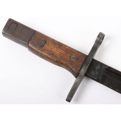 1351 - Scarce WW2 Japanese Type 30 Arisaka Bayonet by Toyada Automatic Loom Works, Tokyo, fine example of t... 