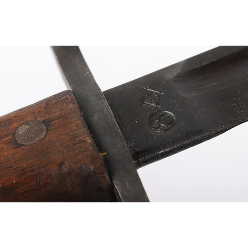 1351 - Scarce WW2 Japanese Type 30 Arisaka Bayonet by Toyada Automatic Loom Works, Tokyo, fine example of t... 